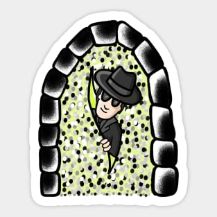 Men in black portal Sticker